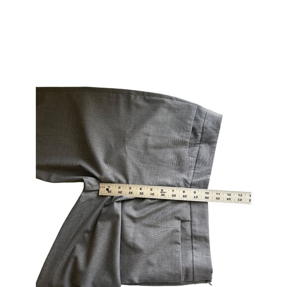 Ellen Tracy Gray Trouser Pants With Side Zipper, Size 6 - Picture 7 of 8